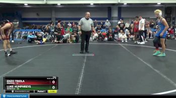 140 lbs Round 7 (8 Team) - Enzo Triola, Rednose vs Luke Humphreys, Seagulls