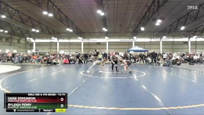 72-74 lbs Round 1 - Ryleigh Ferry, Blackfoot Wrestling Club vs Saige Edmunson, Middleton Wrestling Club