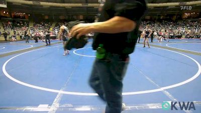 110 lbs Consi Of 16 #2 - Bodey Boss, Poteau Youth Wrestling Academy vs Damian Nation, Anadarko