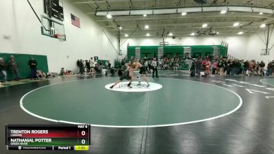 150 lbs Quarterfinal - Trenton Rogers, Laramie vs Nathanial Potter, Green River