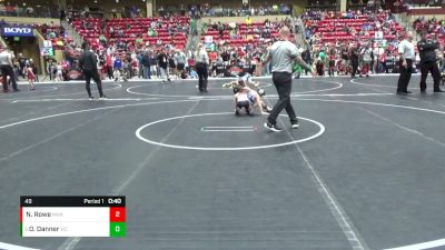 49 lbs Champ. Round 3 - Oliver Danner, Victory vs Nolan Rowe, Nebraska Wrestling Academy