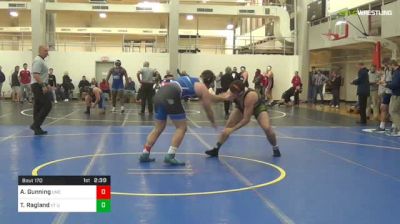 285 lbs Round Of 16 - Andrew Gunning, UNC Unattached vs Trent Ragland, VT Unattached