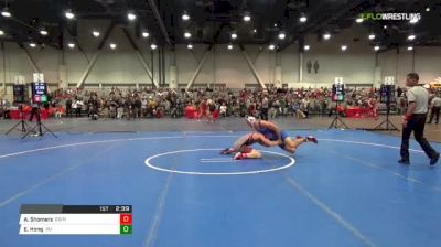 157 lbs Round of 32 - Andrew Shomers, Edinboro vs Eric Hong, American