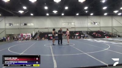 225 lbs Round 3 (6 Team) - Kaylee Dean, Pennsylvania Red vs Wyntergale Oxendine, N Carolina