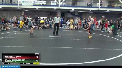 64 lbs Round 2 (8 Team) - Brady Eichelberger, Team Nauman vs Barrett Collins, East Coast Elite