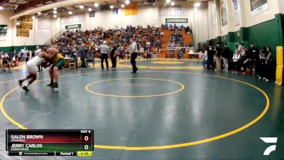 285 lbs Cons. Round 4 - Jerry Carlos, Eisenhower vs Galen Brown, Etiwanda