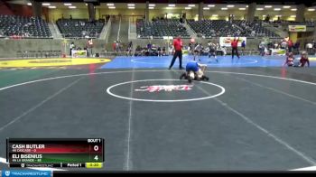 160 lbs Round 1 (6 Team) - Eli Bisenius, 4A La Grande vs Cash Butler, 4A Cascade