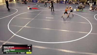 76 lbs Semis & 1st Wrestleback (8 Team) - Dean Meyers, Northfield vs Parker Trenz, Becker