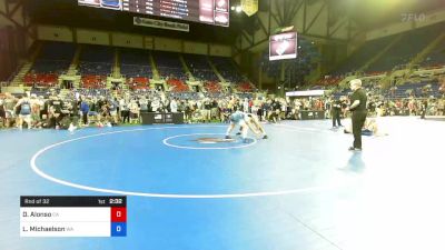 170 lbs Rnd Of 32 - David Alonso, California vs Lars Michaelson, Washington