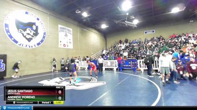 106 lbs Champ. Round 1 - Andrew Moreno, Madera South vs Jesus Santiago, Santa Maria