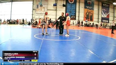 145 lbs Rd# 8 -10:15am Saturday - Alexandra Zimmerer, POWA vs Makayla Liska, Iowa Ladies