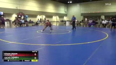 126 lbs Round 1 (6 Team) - Lucas Cadwell, Hawkstyle Elite vs Ethan Croom, Dynamic Red