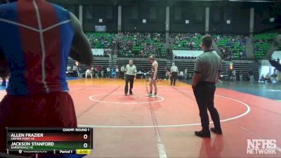 182 lbs Champ. Round 1 - Allen Frazier, Center Point HS vs JACKSON STANFORD, Gardendale Hs