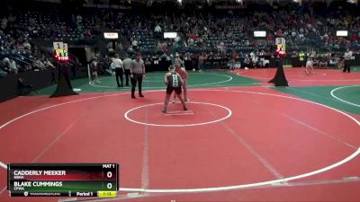 180 lbs Champ. Round 2 - Cadderly Meeker, NBHA vs Blake Cummings, CPWA