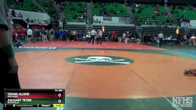 7A 285 lbs Semifinal - Zachary Teter, Huntsville vs Tafari Alcime, Bob Jones