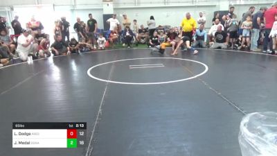 65 lbs Pools - Logan Dodge, Ares W.C. (MI) vs Jojo Medal, Donahue W.A.