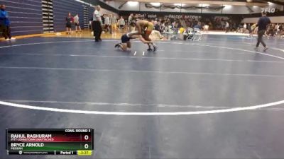 133 lbs Cons. Round 3 - Bryce Arnold, Messiah vs Rahul Raghuram, Pitt-Johnstown Unattached