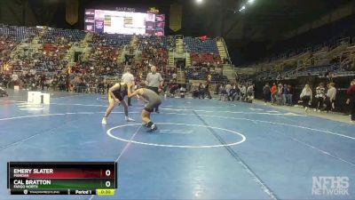 160 lbs Cons. Round 1 - Cal Bratton, Fargo North vs Emery Slater, Mandan