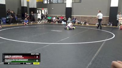 65 lbs Round 2 - Jaelyn Anderson, Nebraska Wrestling Academy vs Magdalen Rauenhorst, Minnesota