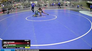 128 lbs Round 1 (4 Team) - Jaylin Quintero, McKay vs Joey Hutchins, Crater