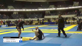 JOHN LESLIE HANSEN vs DAVI CABRAL DE SOUZA 2022 World IBJJF Jiu-Jitsu No-Gi Championship