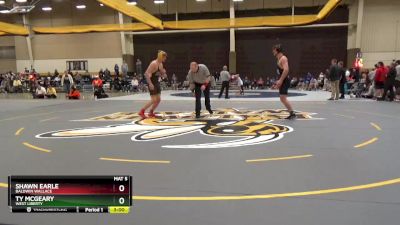 184 lbs Quarterfinal - Ty McGeary, West Liberty vs Shawn Earle, Baldwin Wallace