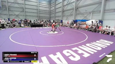 195 lbs Placement Matches - Andy Franke, Iowa vs Josh Hoffer, Illinois