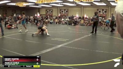 155 lbs Semis & 1st Wrestleback (8 Team) - Henry Martin, Empire WA vs MARCUS GABLE, Keystone Crush