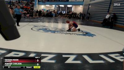 98 lbs Champ. Round 3 - Porter Carlson, Syracuse vs Tayson Moon, Evanston