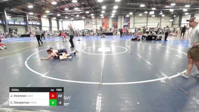 105 lbs Rr Rnd 2 - Jake Halstead, All American Wrestling Club vs Caleb Steigleman, TNWC Silver Fox