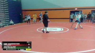 132 lbs Round 2 - Abby Vanderheyden, Murfreesboro vs Kristen Allsup, Mayhem Wrestling Club