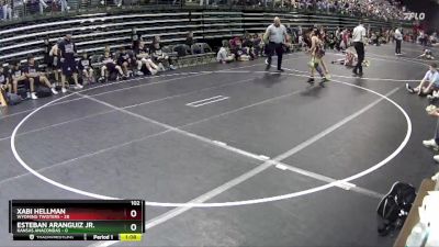 102 lbs Round 1 (6 Team) - Esteban Aranguiz Jr., Kansas Anacondas vs Xabi Hellman, Wyoming Twisters