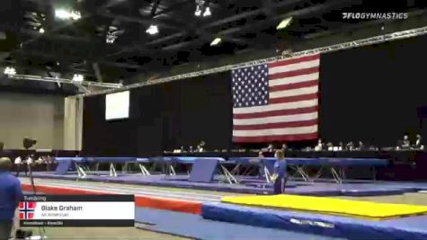 Blake Graham - Tumbling, All American - 2021 USA Gymnastics Championships