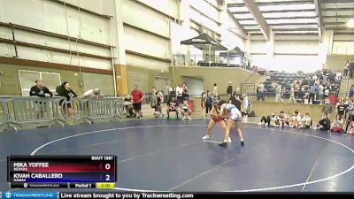 120 lbs 1st Place Match - Mika Yoffee, Nevada vs Kivah Caballero, Hawaii