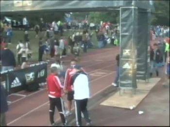 Kelsey Hilsenteger, 1st place, Invitational Girls Race at the adidas Cross Country Classic 2011