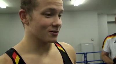 Fabian Hambuchen 4th Place in the 2011 High Bar Final with a 7.50 D Score