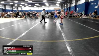 102 lbs Cons. Round 2 - Kepa McCarrel, Suples vs Cooper Wing, Suples