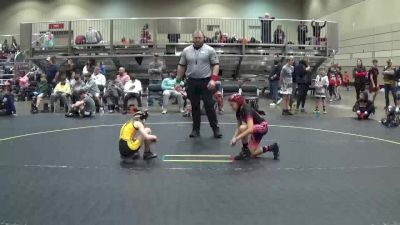 68 lbs Round 1 - Carlena Medina, Michigan Revolution vs Ella Hardman, Michigan Matcats