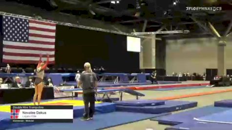 Novalee Dakus - Double Mini Trampoline, Legacy Elite - 2021 USA Gymnastics Championships