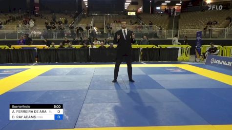 ADRIANO FERREIRA DE ARAUJO E SIL vs DONALD RAY ADAMS 2024 Pan Jiu Jitsu IBJJF Championship