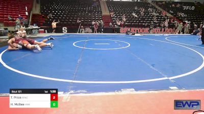 190-220 lbs Rr Rnd 2 - Tripp Price, Apache Wrestling vs Hunter McBee, HURRICANE WRESTLING ACADEMY