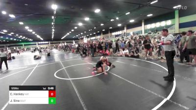 126 lbs Consi Of 64 #1 - Colton Hankey, Mat Sense vs James Sina, South Kona WC