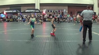 53 lbs Round 1 (6 Team) - Gavin Ogle, Contenders Wrestling Academy Green vs Gabriel Groene, Ares Red