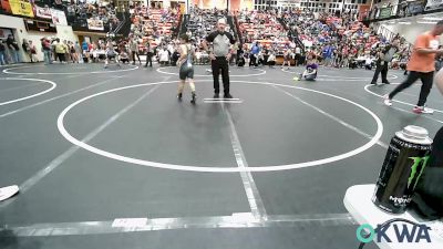 90 lbs Round Of 16 - Jamison Hughes, R.A.W. vs Luke Canales, Claremore Wrestling Club