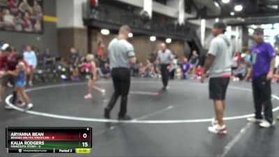 52 lbs Round 2 (4 Team) - Kenley Kierstead-hahn, Minnesota Storm vs Finley Uhlenhake, Braided Brutes Wrestling