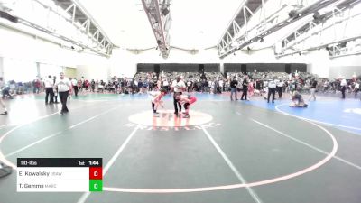 110-I lbs Quarterfinal - Evan Kowalsky, USAW Maine vs Taiyo Gemme, MarcAurele Youth