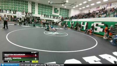 126D Round 1 - Gabriel Montoya, Green River vs Braxton Richardson, Lyman