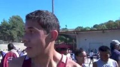 Sergio Gonzalez 2nd Boys Div 1-2 Team Sweepstakes Mt SAC XC 2011