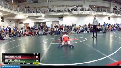 85 lbs Quarterfinal - Denver Marion, Perry Meridian Wrestling Club vs Gage Guillaume, Team Jeff Wrestling Club