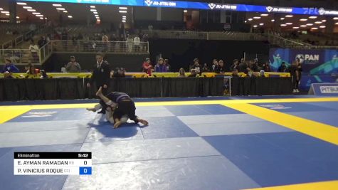 EYAD AYMAN RAMADAN vs PEDRO VINICIUS ROQUE 2024 Pan Jiu Jitsu IBJJF Championship